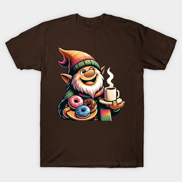 Coffee and Donut Gnome by Donut Duster Designs